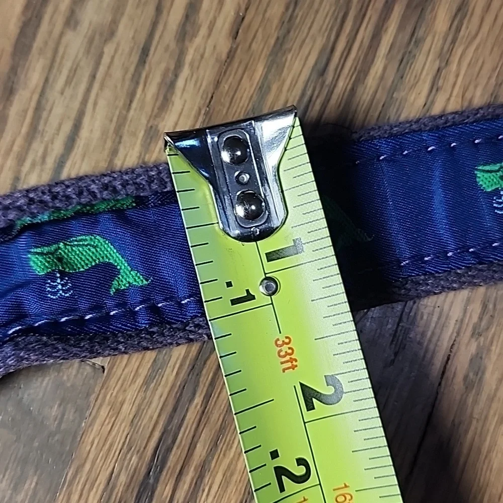 Kids' Brown and Blue Belt with Whale Design